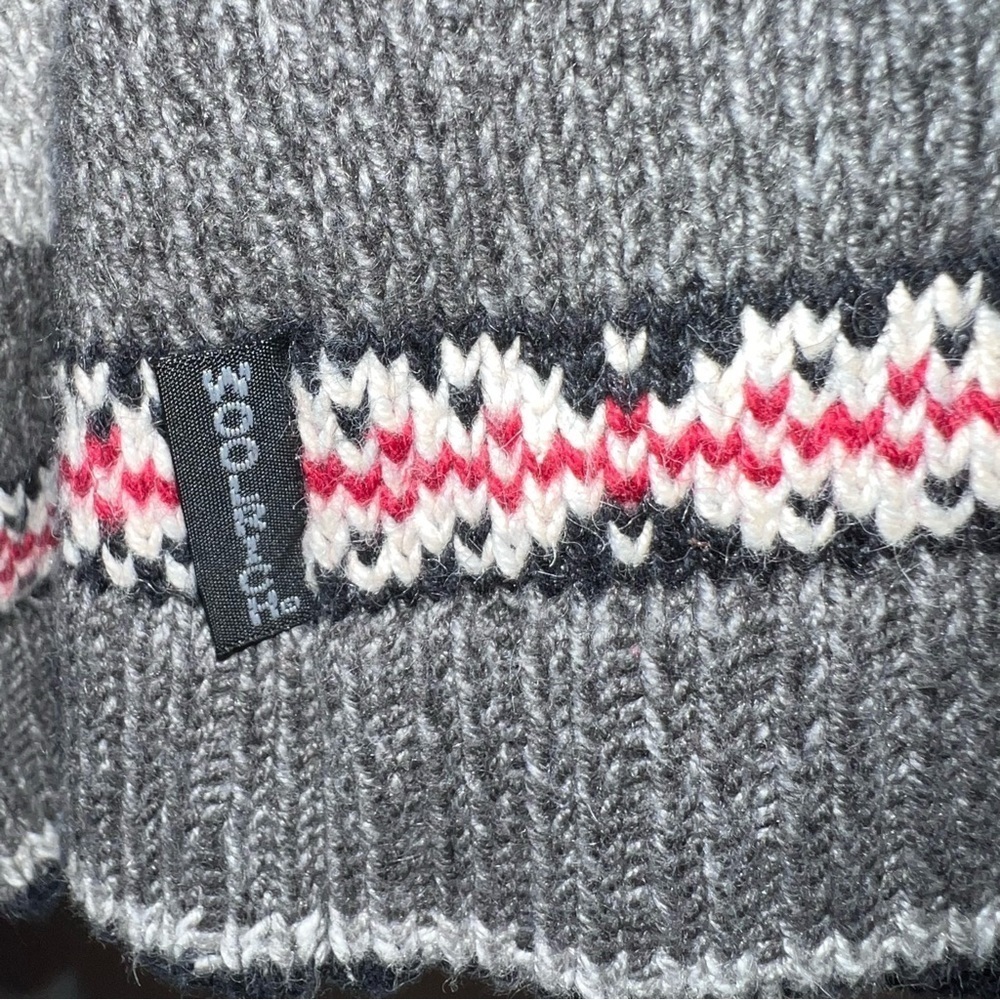 Woolrich Women’s Red And Gray Button Front Cardig… - image 3